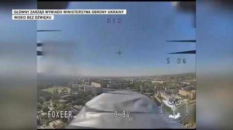 Ukraiński dron atakuje budynek, w którym odbywała się narada policji rosyjskiej w okupowanym Enerhodarze 