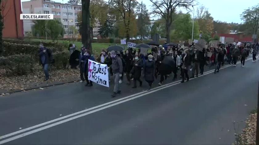 Demonstracja w Bolesławcu
