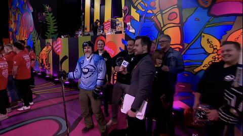 Hokejowa drużyna TVN24 gra z WOŚP