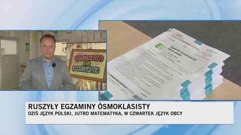 Egzamin ósmoklasisty 2023. Język polski (nagranie archiwalne)