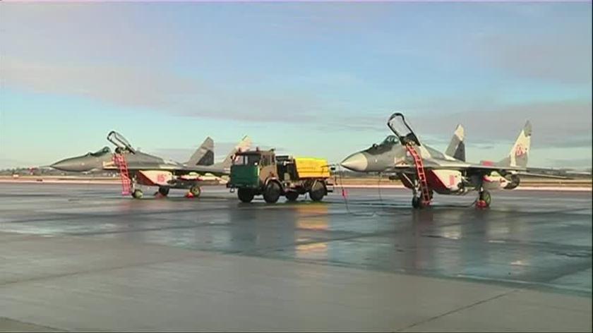 Samoloty MiG-29. Wideo archiwalne