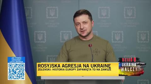 Zełenski: Ukraińcy walczą z wrogiem, wygrywają