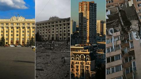 Tak zmieniły się ukraińskie miasta po rosyjskich atakach