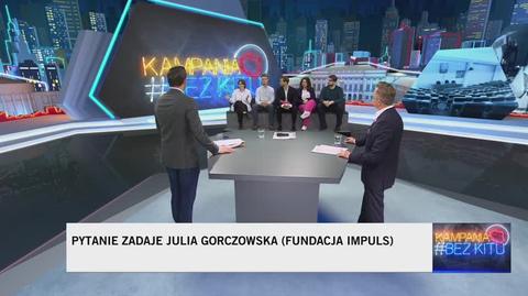 "Kampania #BezKitu". Julia Gorczowska (Fundacja Impuls) pyta Jana Strzeżka (Trzecia Droga)