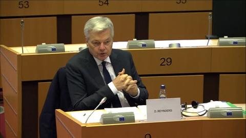 Reynders: sytuacja praworządności w Polsce daje poważne powody do niepokoju 