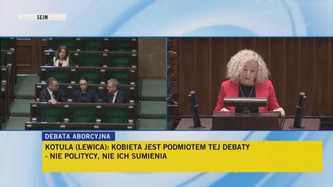 Katarzyna Kotula o "aborcyjnym długu Polski"