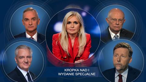 Wydanie specjalne "Kropki nad i". Gośćmi Jarosław Gowin, Jan Maria Jackowski, Marek Borowski i Marek Migalski