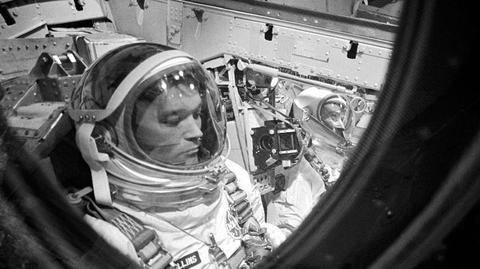Michael Collins podczas misji Gemini X w 1966 roku