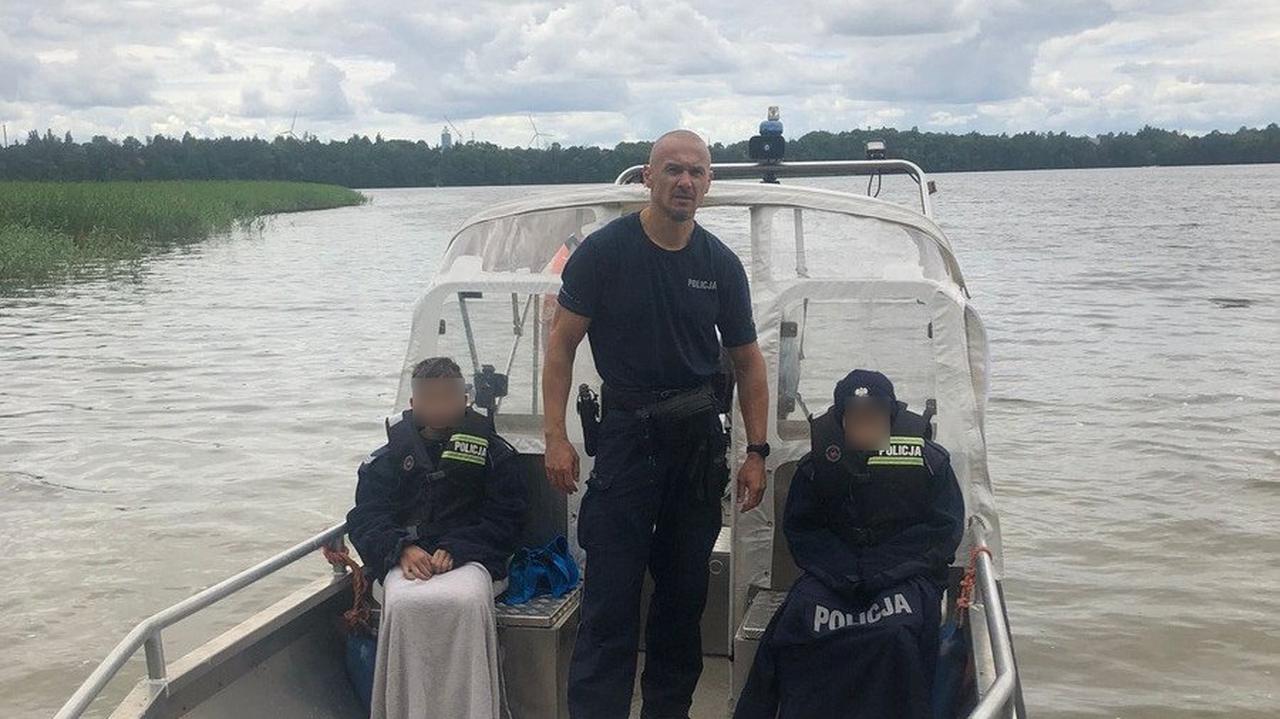 Wracali z pokazów ratownictwa, usłyszeli wołanie o pomoc