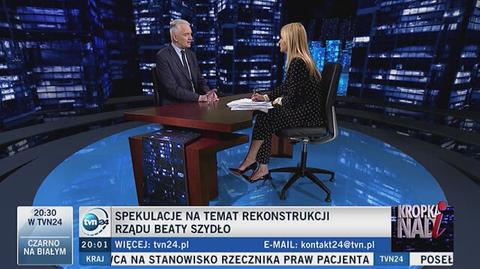 Gowin: rozmawiałem z Kaczyńskim o rekonstrukcji