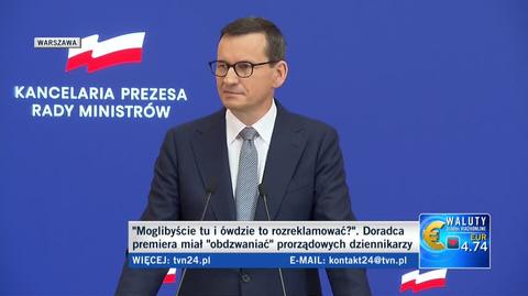 Morawiecki: ja bardzo często spotykam się z redaktorami, prowadzimy dialog, polemikę, wyjaśnienia