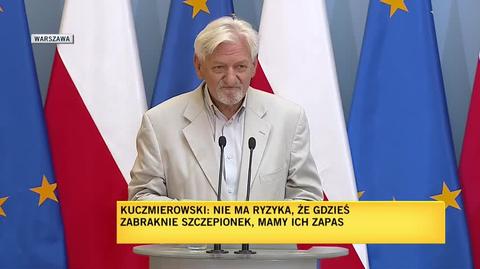 Prof. Horban: obserwujemy spadek zachorowań w grupie osób, która została zaszczepiona