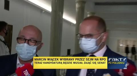 Robert Kropiwnicki i Michał Szczerba o wyborze Marcina Wiącka 