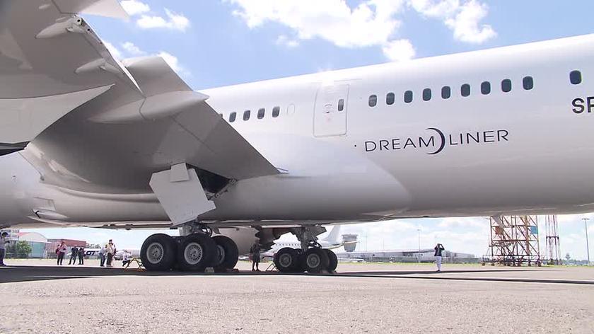 Boeing 787-8 Dreamliner na ujęciach z czerwca 2017 roku