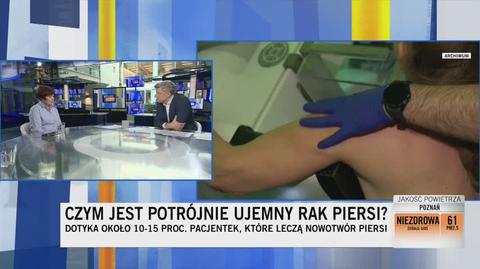 W Polsce rośnie umieralność na raka piersi. "To jest bardzo niepokojące"