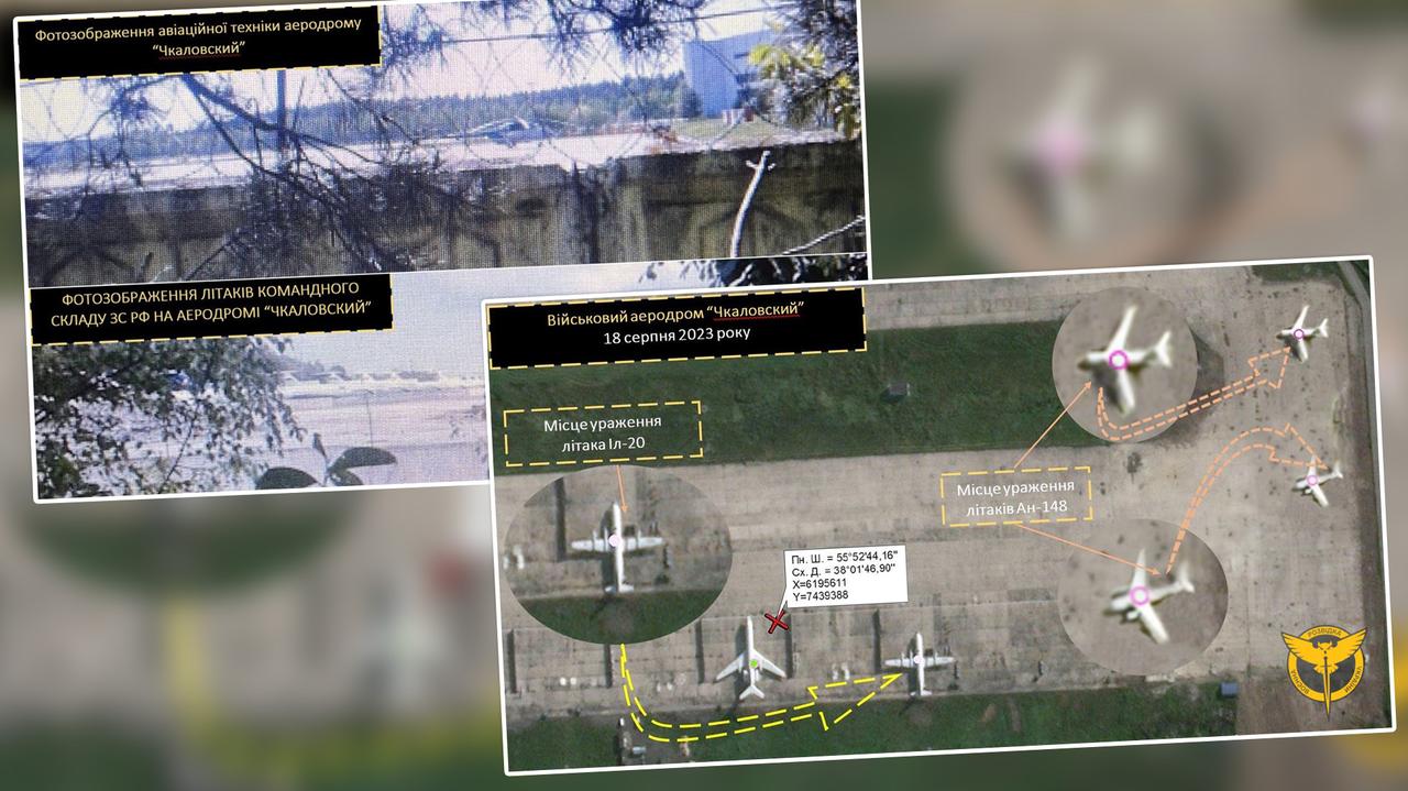 Ukraiński wywiad: dwa samoloty i śmigłowiec zaatakowane na lotnisku pod Moskwą 