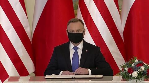 Prezydent: militarna obecność USA wzmacnia bezpieczeństwo naszej części Europy