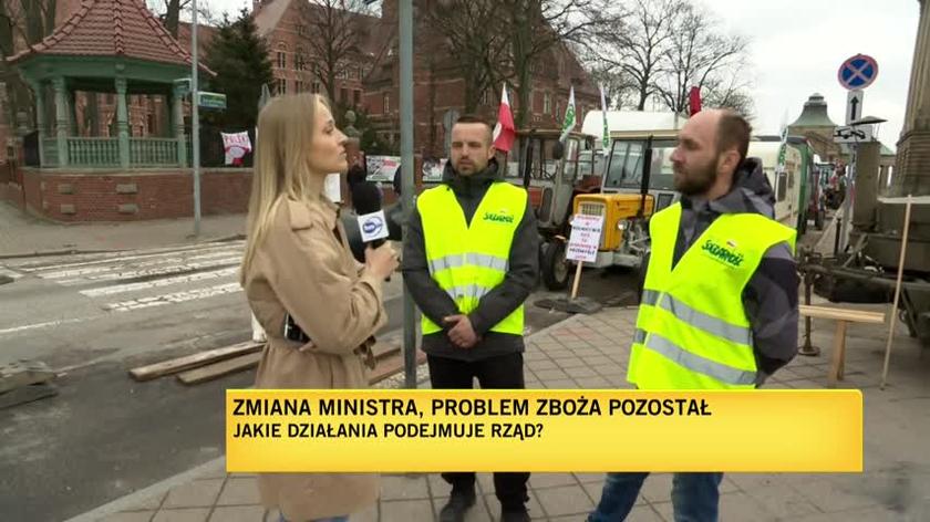 24. dzień protestu rolników w Szczecinie, 15.04.2023