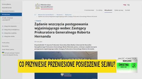 Adam Bodnar żąda postępowania wobec zastępcy prokuratora generalnego. Ten "nagrał telefonem rozmowę, bez jego zgody"