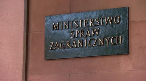Chargé d’affaires Białorusi wezwany do Ministerstwa Spraw Zagranicznych