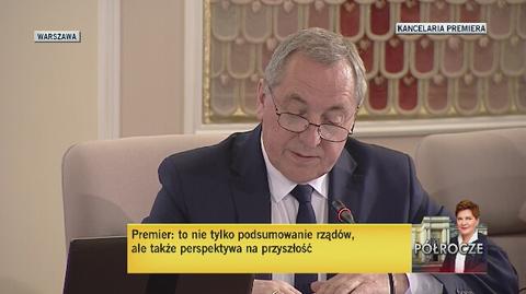 Kowalczyk o półroczu rządu: 78 projektów ustaw, z czego 52 w Sejmie
