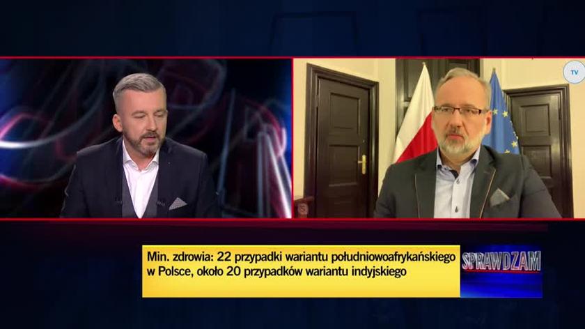 Niedzielski: dowód zaszczepienia to będzie przede wszystkim QR kod, wydrukowany lub na telefonie