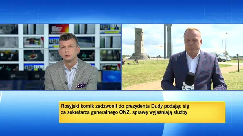 Prezydent Andrzej Duda nie odpowiedział na pytanie reportera TVN24 dotyczące rozmowy z rosyjskimi youtuberami