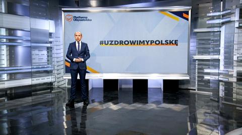 Borys Budka o planie "Uzdrowimy Polskę"