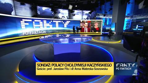 Flis: część popiera PiS pomimo Jarosława Kaczyńskiego, a nie dla Jarosława Kaczyńskiego