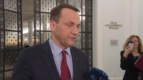 Sikorski o sprawie Kamińskiego i Wąsika: ja partnerom zagranicznym tłumaczę, co ci dżentelmeni zrobili 