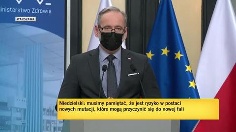 Niedzielski: mamy kolejne dwa ogniska związane z mutacją indyjską koronawirusa