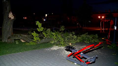 Wypadek w parku w Tarnowie