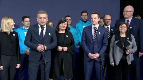Prezentacja bilboardu i hasła kampanii wyborczej Małgorzaty Kidawy-Błońskiej