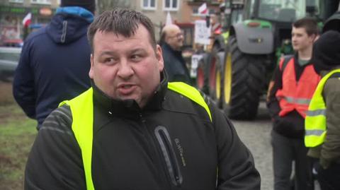 Protest rolników w Pruszczu Gdańskim