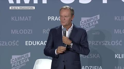 Tusk: dla władzy to, co się dzieje na granicy polsko-białoruskiej, to polityczne złoto