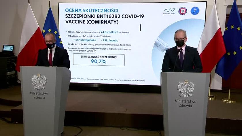 Grzegorz Cessak o skuteczności szczepionki przeciw COVID-19 dla dzieci w wieku 5-11 lat