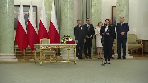 Magdalena Rzeczkowska nową minister finansów (wideo z 26 kwietnia 2022)