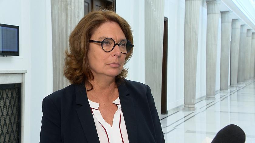 Małgorzata Kidawa-Błońska o kandydaturze Elżbiety Witek na stanowisko marszałka Sejmu