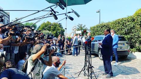 Cavaliere po wyjściu ze szpitala