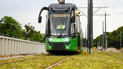 Poznań: Tramwaje pojadą pierwszą częścią trasy na Naramowice