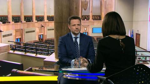 Trzaskowski o stanowisku rządu w sprawie propozycji Niemiec: na granicy szaleństwa