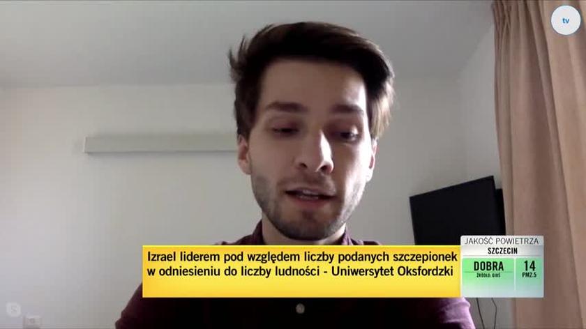 Igor Kaczmarczyk: na prędkość szczepień w Izraelu wpływa wiele czynników