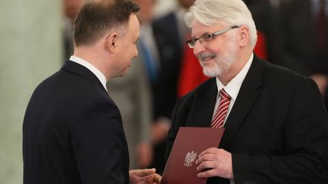 Witold Waszczykowski powołany na ministra spraw zagranicznych