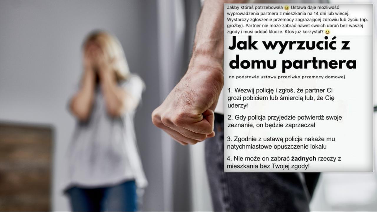 Tak łatwo "wyrzucić z domu partnera"? Nie łatwo, ale prawo chroni ofiary przemocy