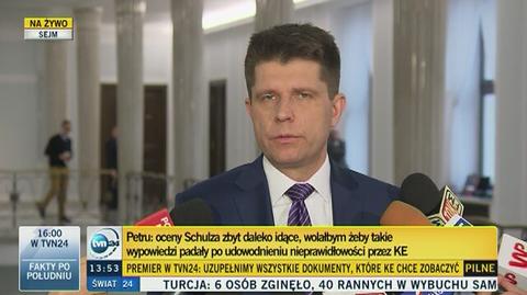 Petru: jedynym rozwiązaniem premier Beaty Szydło jest wycofanie się z niektórych pomysłów