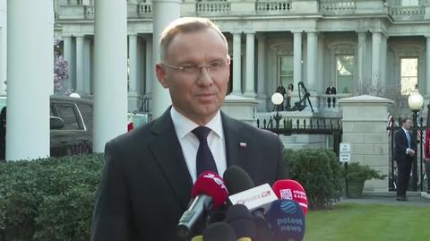 Andrzej Duda po spotkaniu z Joe Bidenem: rozmowy głównie na temat bezpieczeństwa