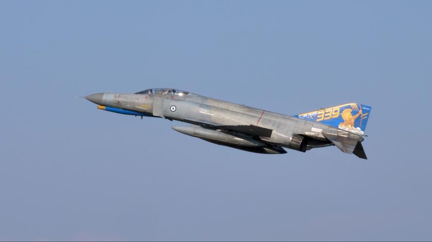 F-4 Phantom w bazie Andravida (nagranie z 18 maja 2000 roku)