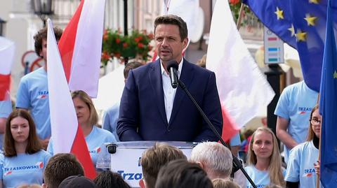 Trzaskowski w Gnieźnie: potrzebny jest silny, niezależny prezydent, który będzie patrzył władzy na ręce