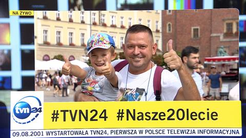 Życzenia dla TVN24 od mieszkańców Wrocławia