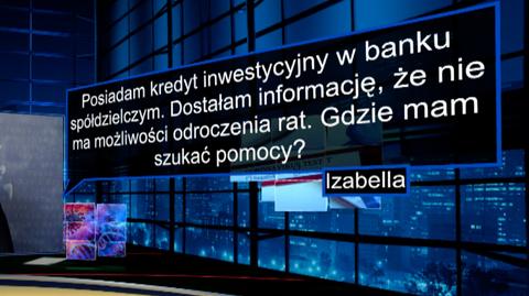 Posiadam kredyt inwestycyjny w banku spółdzielczym. Dostałam informację, że ma możliwości odroczenia rat. Gdzie mam szukać pomocy? 